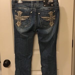 Miss Me Sz 28 bootcut jeans